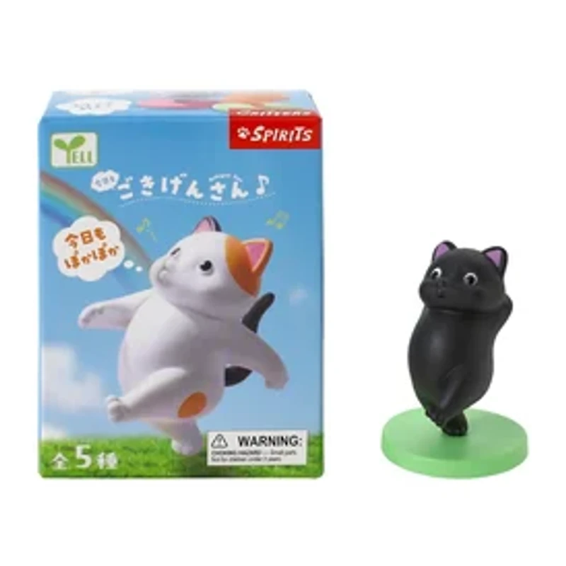 Spirits Buddy Good Mood Cat Figure (Styles May Vary)