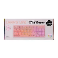 Lana's Life Wired LED Gaming Keyboard