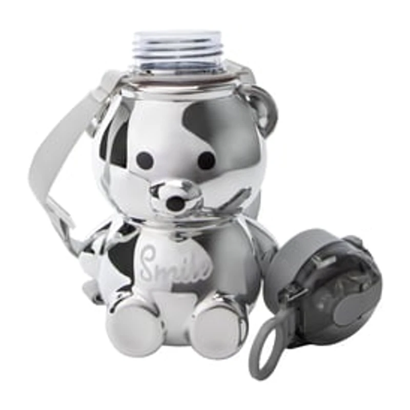 Silver Bear Smile Hydration Bottle 33oz