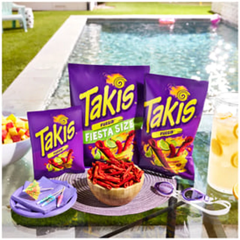 Takis® Fuego™ Hot Chili Pepper & Lime Rolled Tortilla Chips 3.25oz