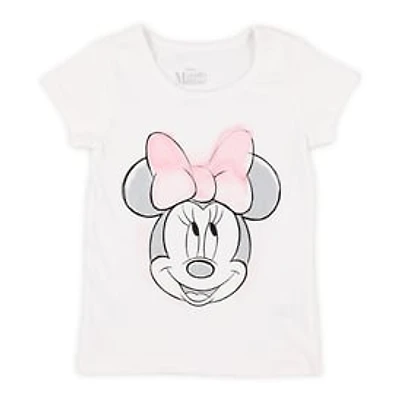 Kid's Pastel Disney Minnie Mouse Graphic Tee