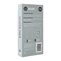 8-Pin Bluetooth® Earbuds With Mic & Volume Control