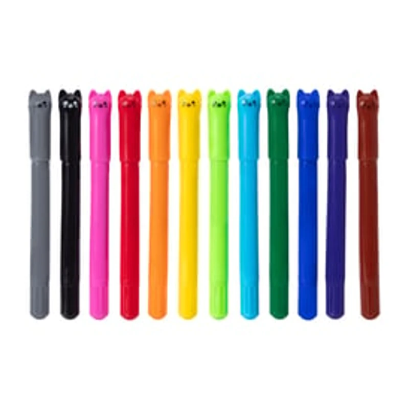 Cat Crayons 12-Count