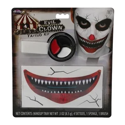 Halloween Face Tattoo Kit