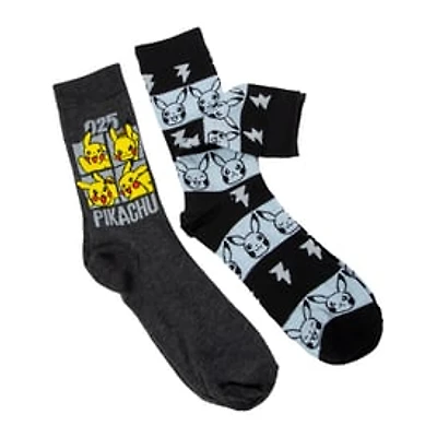 2-Pack Pikachu™ Young Men's Crew Socks