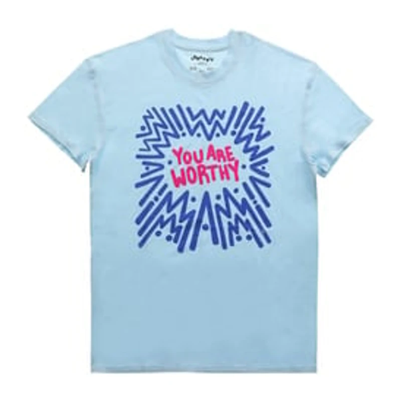 'You Are Worthy' by Lo Harris Graphic Tee