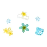 Beach Vibes Claw Clips 6-Pack