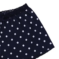 Juniors Polka Rib Shorts