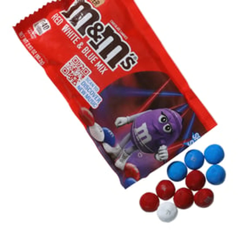 Peanut Butter M&M’S® Red White & Blue Share Size 2.83oz