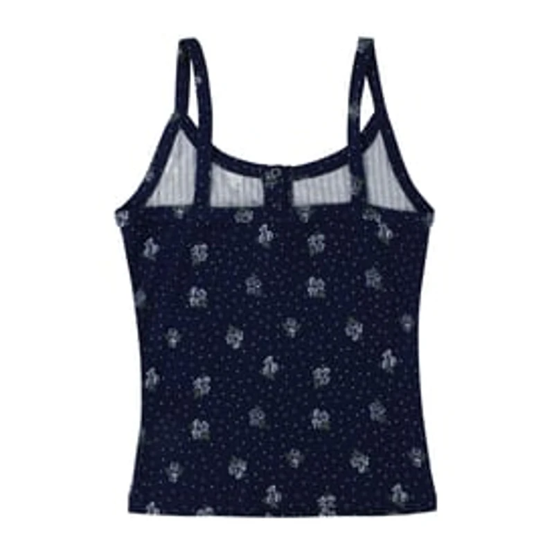 Juniors Wide Rib Tank Top