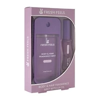 Fresh Feels Berry Kiss Body & Hair Fragrance Mist With Lip Oil