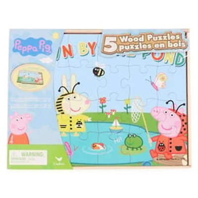Kid's Wooden Puzzles 5-Pack