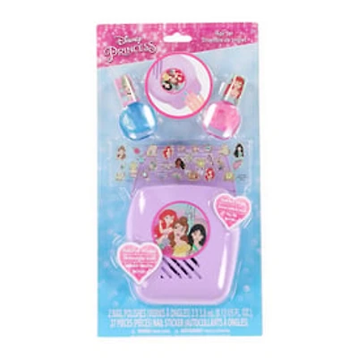 Disney Princess Nail Set w/ Nail Dryer, Polish & Stickers