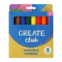 Create Club Washable Markers 8-Pack