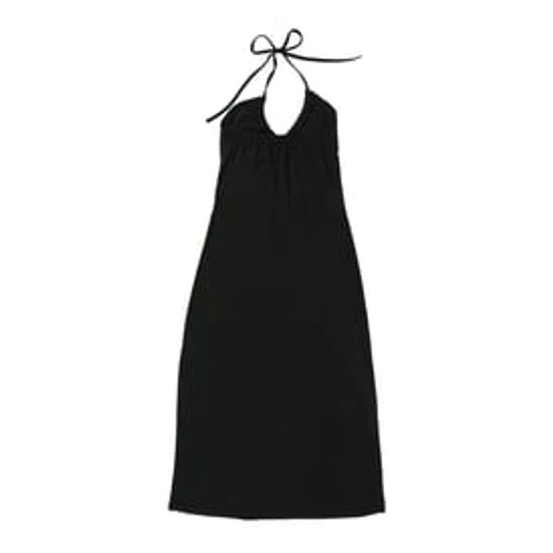 Ribbed Halter Maxi Dress