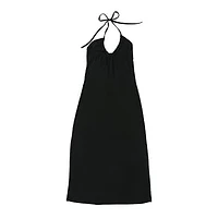 Ribbed Halter Maxi Dress