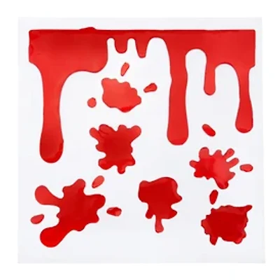 Halloween Bloody Window Gel Clings