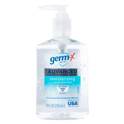 Germ-X® Advanced Moisturizing Hand Sanitizer Pump Dispenser 8.07oz