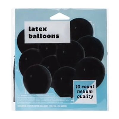 Color Quality Helium Latex Balloons 10-Count
