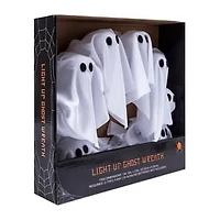 Light Up Ghost Wreath