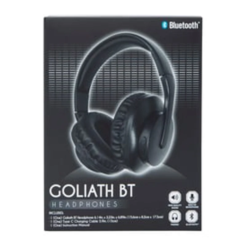 Goliath Bluetooth® Over-Ear Headphones With Mic