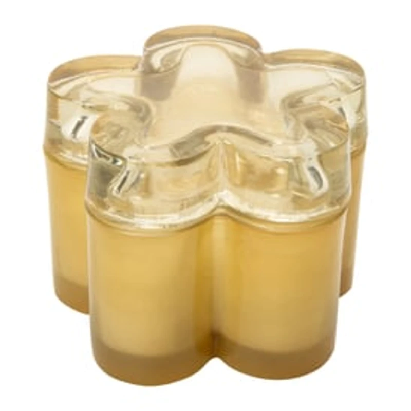 Flower Candle 3.75in x 3in