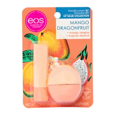 Eos® Mango Dragon Fruit Stick & Sphere Lip Balm 2-Pack