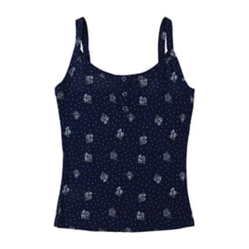 Juniors Wide Rib Tank Top
