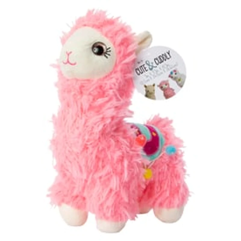 Standing Llama Plush Stuffed Animal 10in