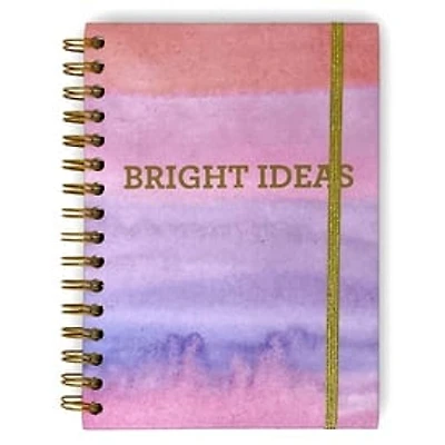 Chunky Spiral Notebook 6in x 8.5in - 'Bright Ideas'