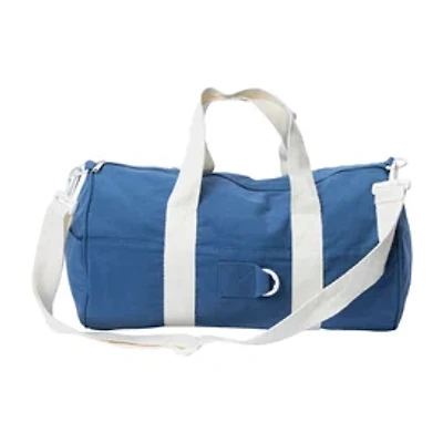 Printed Canvas Duffel Bag