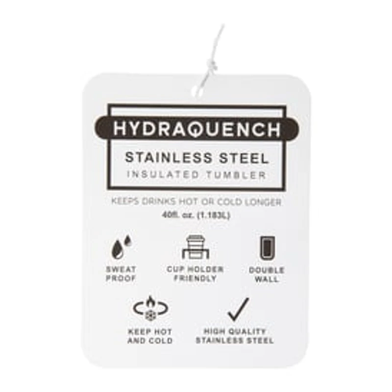 40oz Pattern Hydraquench Tumbler With Handle