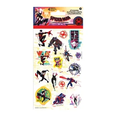 Spider-Man: Across The Spider-Verse Stickers 4 Sheets