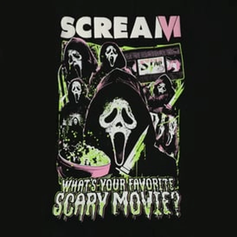 Scream What's Your Favorite Scary Movie Graphic Tee