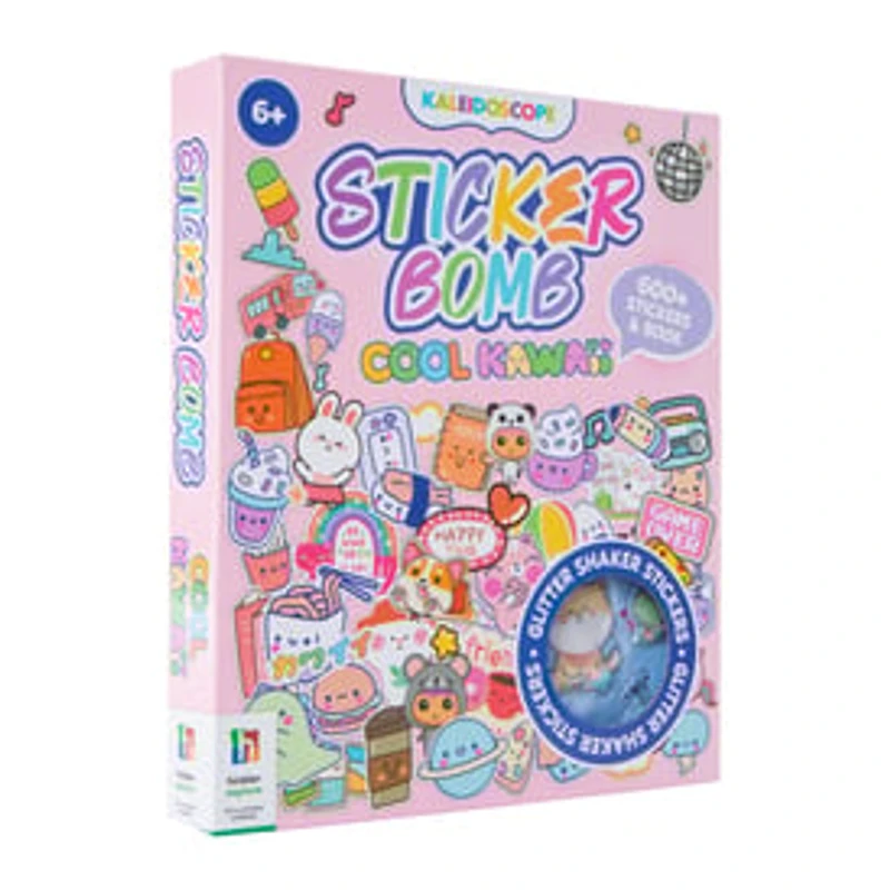 Kaleidoscope Sticker Bomb With 600+ Stickers & Book