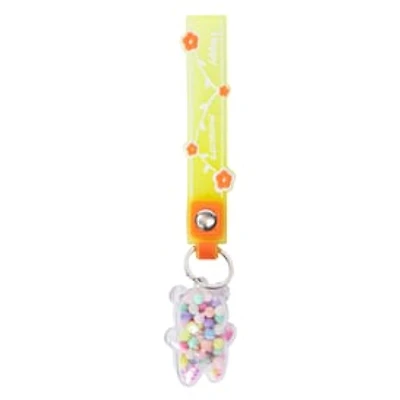 Wristlet with Confetti-Filled Charm