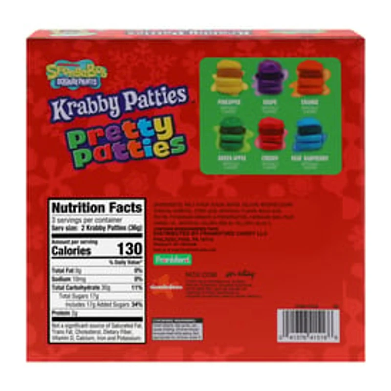 SpongeBob SquarePants™ Krabby Patties™ Pretty Patties Gummy Candy