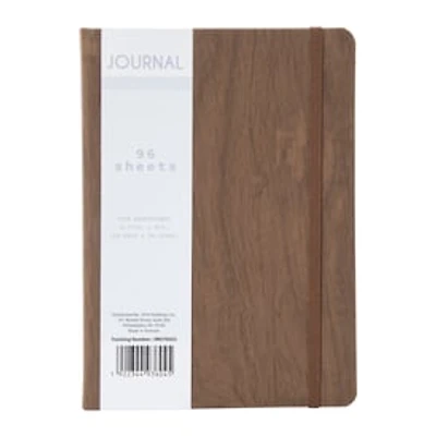 Wood Printed Journal 5.75in x 8in