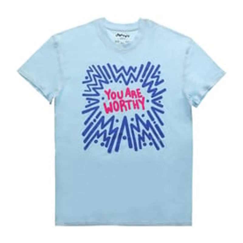 'You Are Worthy' by Lo Harris Graphic Tee