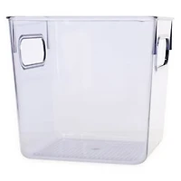 Small Clear Plastic Storage Bin 6in x