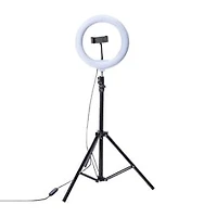 Extendable Tripod With Ring Light Set