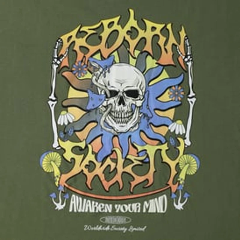 Reborn Society Skull Graphic Tee