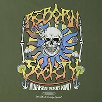 Reborn Society Skull Graphic Tee