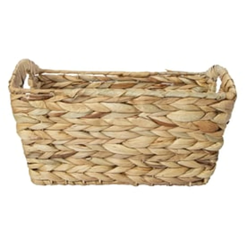 Rectangle Water Hyacinth Storage Bin 8in x 12in