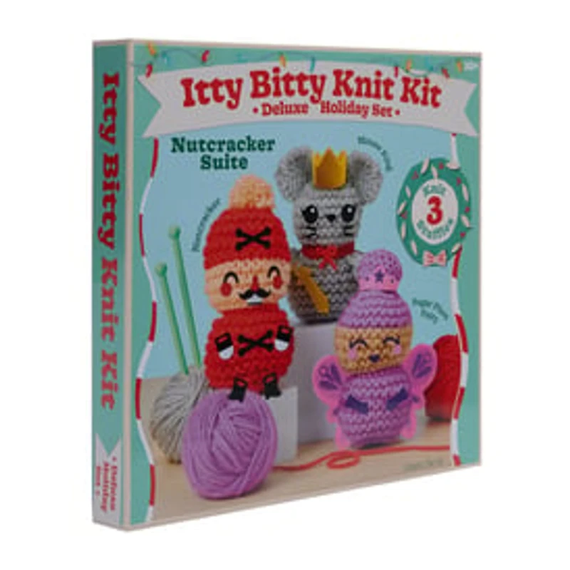 Itty Bitty Knit Kit Deluxe Holiday Set 3-Pack