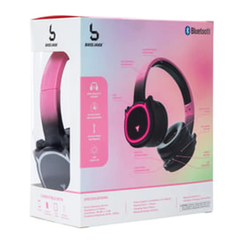 Novelty Shape LED Light-Up Wireless Headphones