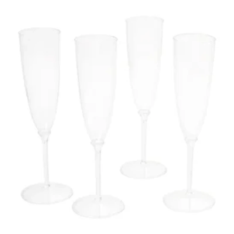 Champagne Flutes 4-Pack 6oz
