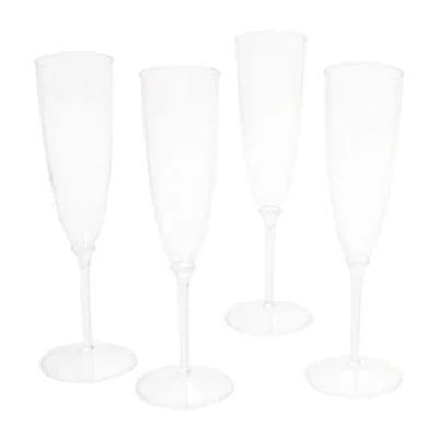 Champagne Flutes 4-Pack 6oz