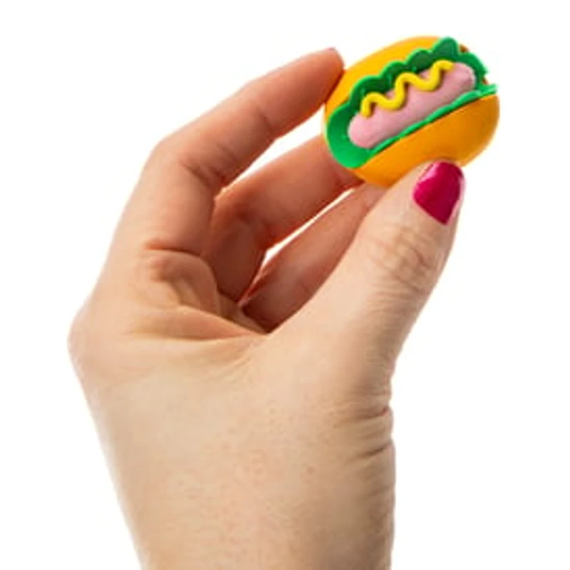 Dinosaur Foodie 3D Eraser Set 5-Pack