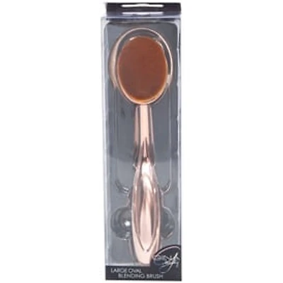 Large Oval Blending Makeup Brush - Rose Gold